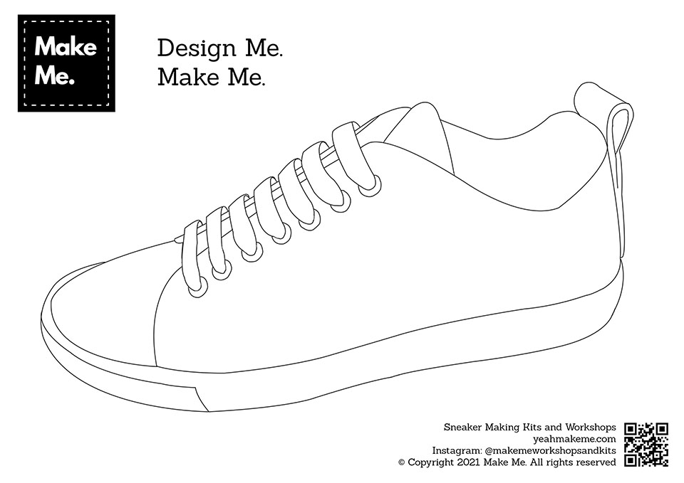 Design Your Sneakers with our Free PDF Template Make Me ShoeMaking