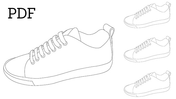 Design Your Sneakers with our Free PDF Template – Make Me | Shoe-Making  Kits and Workshops